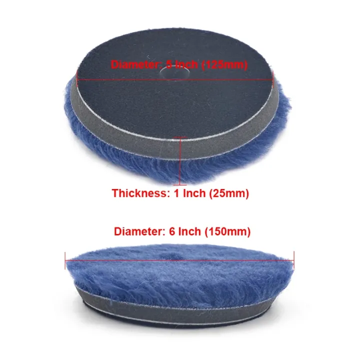 6-inch-long-wool-car-polishing-pad-high-density-lamb-woollen-polish-buffing-pad-wool-polishing-pad-for-car-detail-polishing-disc