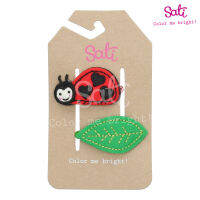 SATI-กิ๊บติดผม-1ST. LADY BUG SNAP CLIP-FCA002