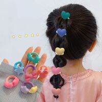 2YAO2YAO 10Pcs/Set เครื่องมือจัดแต่งทรงผม เด็กทารกหญิง ยืดหยุ่นสูง ยืดหยุ่นผม scrunchie เชือกผม ที่คาดผมเด็ก วงผมนิ้ว