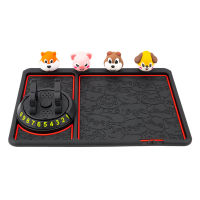 SuperRide Car Dash Pad ซุปเปอร์ที่มีความยืดหยุ่นหมุนได้ยึดโทรศัพท์3-In-1มัลติฟังก์ชั่รถลื่นเสื่อสำหรับรถยนต์รถ Dash Pad