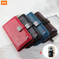 For Xiaomi 12T/12T Pro/11T/11T Pro【Redmi Note 10/10s】【Redmi Note 10 Pro】【POCO M3】【POCO X3 NFC】Tricolor แฟชั่นหนังพียูป้องกันกระเป๋าสตางค์เคสแบบพับปิดได้ด้วยกระจกนิรภัยกล้องฟิล์มเลนส์