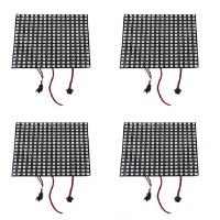 4X 16X16 SK6812 WS2812B Addressable Flexible LED Panel Pixels Screen Digital Pixel Screen DC5V