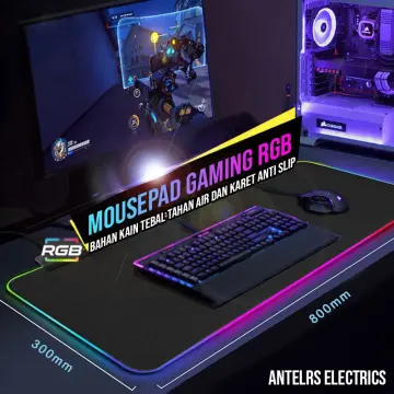 Jual Mousepad Gaming RGB XL Ukuran Besar Peta Dunia Mouse Pad