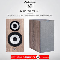 CABASSE MINORCA MC40 An Ultra-Compact 3 Way Super Coaxial Technology Bookshelf Speaker Oak Color