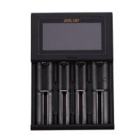 Golisi I4 2.0A Intelligent Lcd Charger Intelligent Fast Battery Charger For Li-Ion 18650 26650 20700 Aa Aaa Rechargeable Battery