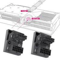 ATX 16Pin หญิง16Pin ชาย180องศามุมอะแดปเตอร์สำหรับ RTX4090 4080 4070ti 3090ti กราฟิกการ์ดรุ่นปรับปรุง
