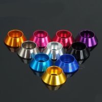 5/10 Buah/Lot Kepala Tutup Aluminium Cincin Pencuci M2 M2.5 M3 M4 M5 M6 M8 Cincin Penutup Kepala Baut Hex Paduan Aluminium Warna-warni