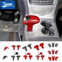 JIDIXIAN รถเกียร์ Shift Knob Lever Head ตกแต่งสำหรับ Jeep Grand Cherokee 2011 2012 2013 2014 2015 2017 2018 2019 2020