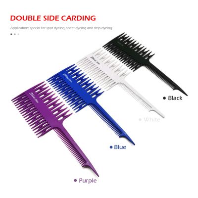 【CC】 Anti-static Hairdressing Combs Tail Hair Dyeing Comb Highlighting Weaving Cutting Styling