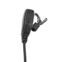 D Shape Soft Ear Hook Earpiece for Motorola Xir P8268, Black