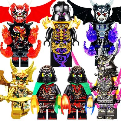 Domestic Out-Of-Print Space-Time Twin Ghosts Filled With Lloyd Minifigures Phantom Ninja Lego Villain Assembled Toys 【AUG】