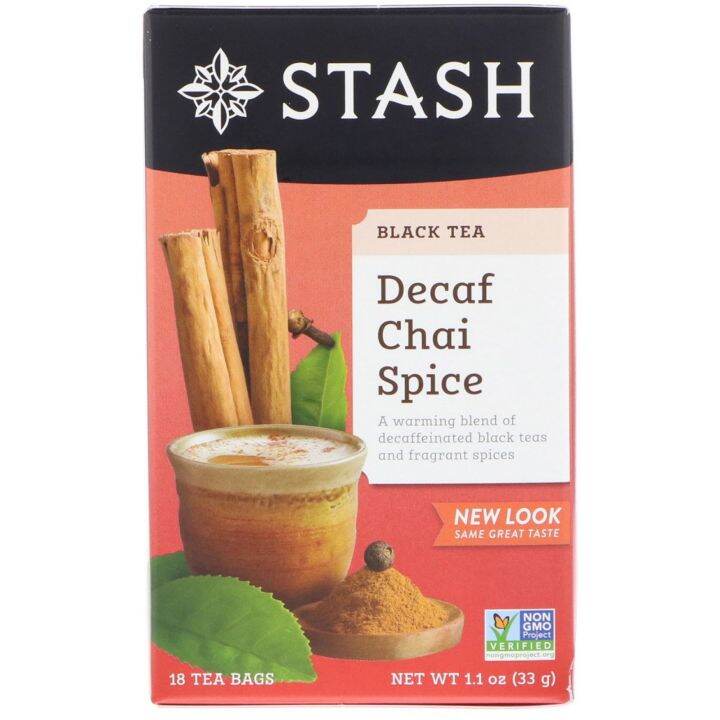 ชาดำไม่มีคาเฟอีน-stash-black-tea-decaf-chai-spice-18-tea-bags-ชารสแปลกใหม่ทั้งชาดำ-ชาเขียว-ชาผลไม้-และชาสมุนไพรจากต่างประเทศ-กล่องละ18ซอง-พร้อมส่ง