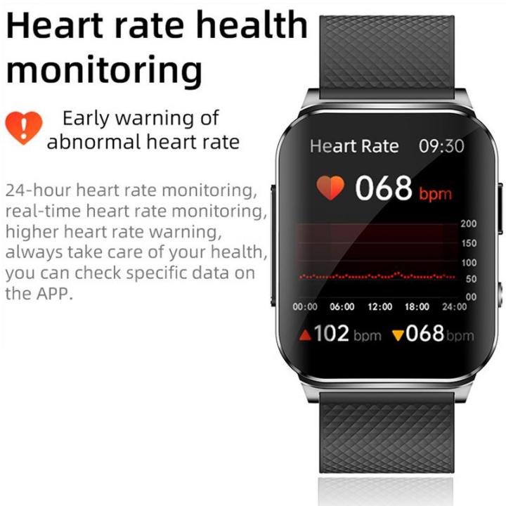 นาฬิกาข้อมืออัจฉริยะทดสอบน้ำตาลในเลือดนาฬิกาอัจฉริยะวัดอัตราการเต้นหัวใจเจ็บปวด1-83หน้าจอขนาดนิ้ว240-280อัลตร้าเอชดีอัจฉริยะ