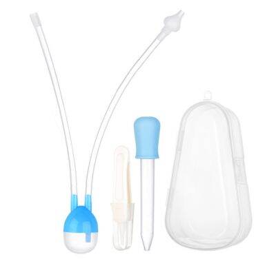 【cw】 3pcs/set Newborn Baby Safety Cleaner Kids Nasal Aspirator Set Infants Medicine Dropper Accessories ！