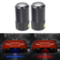 【CW】LEEPEE Auto ke Parking Lamp รถ LED Projection Light Warning Tail Logo Projector รถด้านหลังป้ายทะเบียน Lights