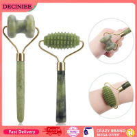 Facial Massage Roller Guasha Scraper Double Heads Natural Jade Xiuyu Stone Face Lift Slimming Skin Care Neck Thin Lift Tools