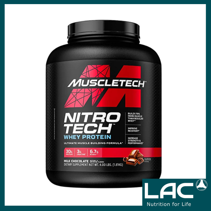 MUSCLETECH™ NITRO-TECH™ Performance Series Chocolate 4lb (Best by ...
