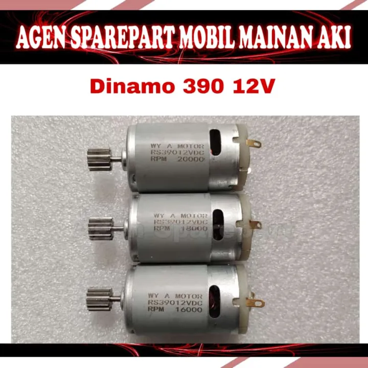 ⚡Ready⚡ Dinamo 390 (Kecil) Dinamo 12volt buat Mobil Motor Mainan Aki ...