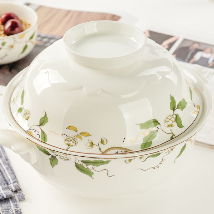 tangshan-bone-china-lotus-soup-pot-high-foot-big-soup-bowl-soup-plate-with-cover-ceramic-soup-bowl-big-soup-basin-soup-pot
