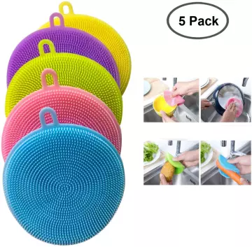 Silicone Sponge Dish Sponges, Multipurpose Better Scrubber Dish