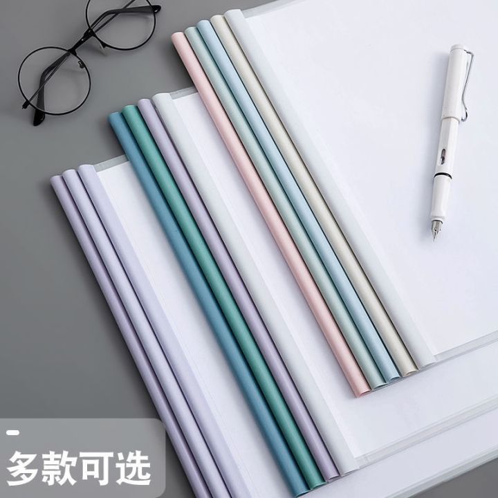 cod-folder-data-clip-pull-rod-transparent-thickened-resume-student-test-paper-storage-book