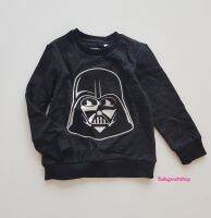 เสื้อ Sweater สีดำ ลาย Star Warweater อุ่นๆ