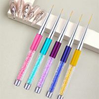 Monja Nail Pen Pole Stripping Hook Line Nail Brush Tool Broken Drill Brush Super Long Wire Nail Painted Pen Nail Art Brush