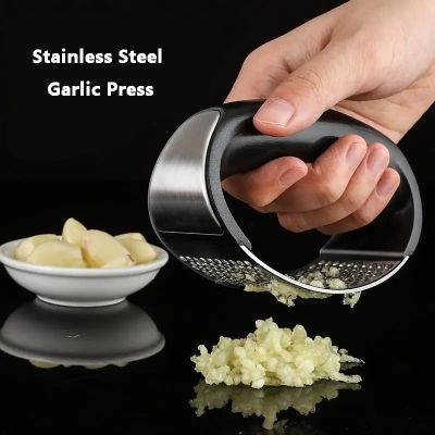 Multifunctional Manual Garlic Press Crusher Chopping Garlic Tool Arc Garlic Masher Kitchen Gadget and Accessories