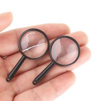 ‘；【。 1/5/10Pcs Mini Pocket Magnifier Insect Viewer 25Mm Hand Held 5X Magnifier Jewelry Loupe Reading Glass Lens Baby Educational Toy