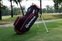 [PGM GOLF] ถุงกอล์ฟ TaylorMade PRO Stand Bag BLAKRED ขนาด 8 ช่อง รหัสสินค้า V97597-NS จัดส่งฟรี