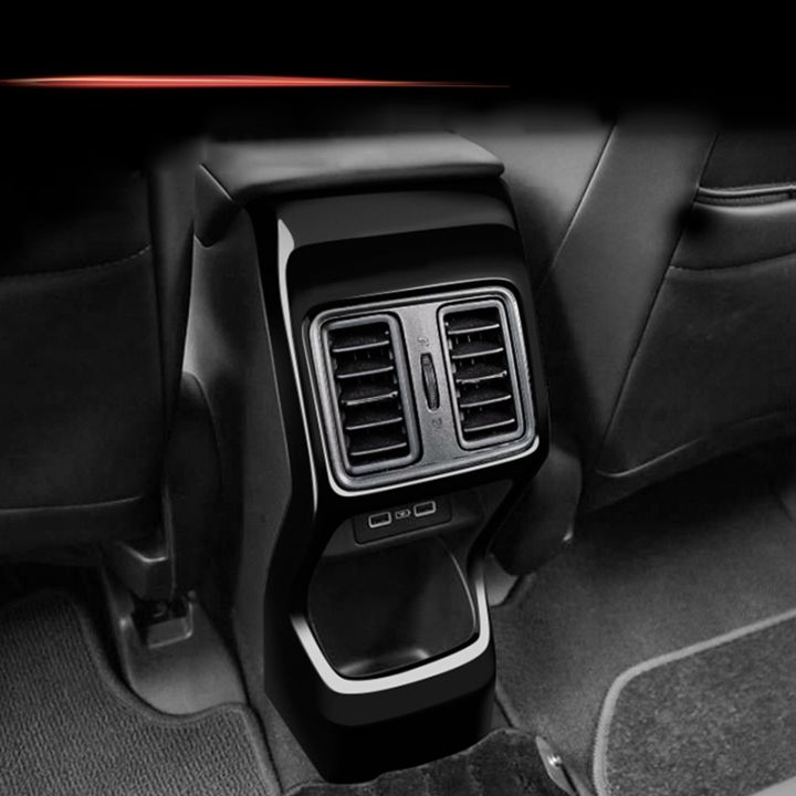 car-glossy-black-rear-air-condition-vent-outlet-frame-anti-kick-panel-cover-trim-for-honda-vezel-hr-v-hrv-2021-2022