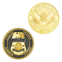 CBP ของที่ระลึกตระเวนชายแดน US Department of Homeland Security Collection Art เหรียญที่ระลึก Challenge Coin-Pujeu