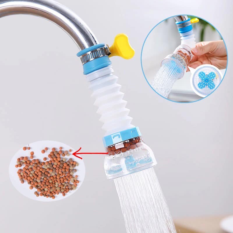 Kitchen Bath Shower Faucet Splash Filter Tap Device Head Nozzle Water-saving