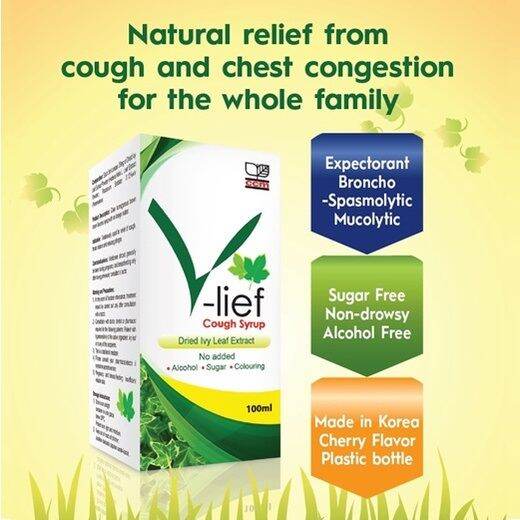 V Lief Cough Syrup Dried Ivy Leaf Extract Ml Lazada