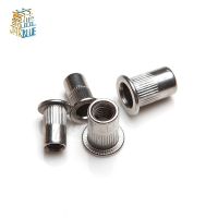 10/20/50/100Pcs M3 M4 M5 M6 M8 M10 Aluminum Alloy Rivnut Flat Head Threaded Rivet Insert Nutsert Cap Rivet Nut 50/100Pcs/Box Nails Screws Fasteners