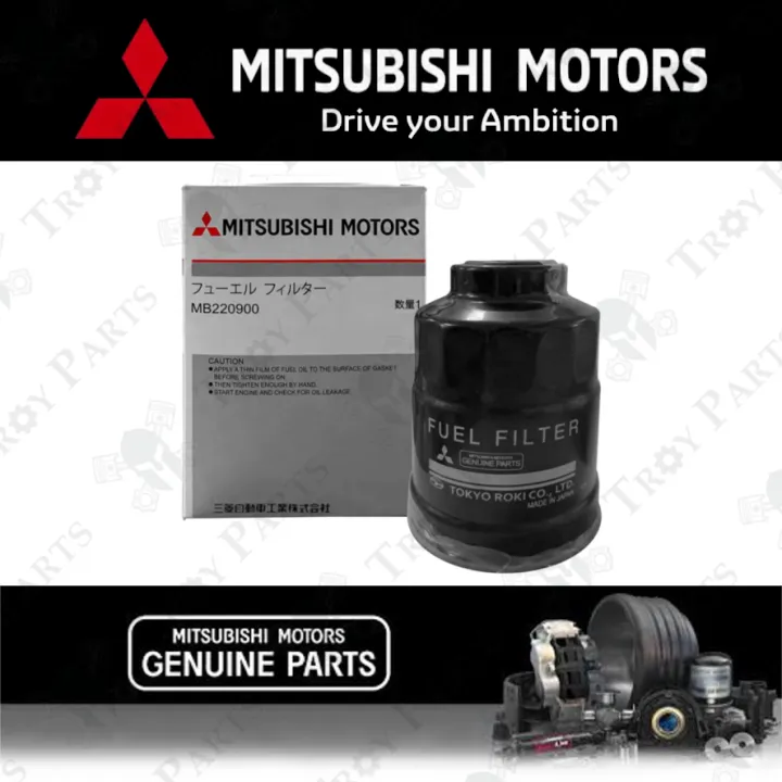Original Mitsubishi Diesel Fuel Filter Pajero Sport 4X2 L049 LO49 Delica L300 (MB220900) Lazada