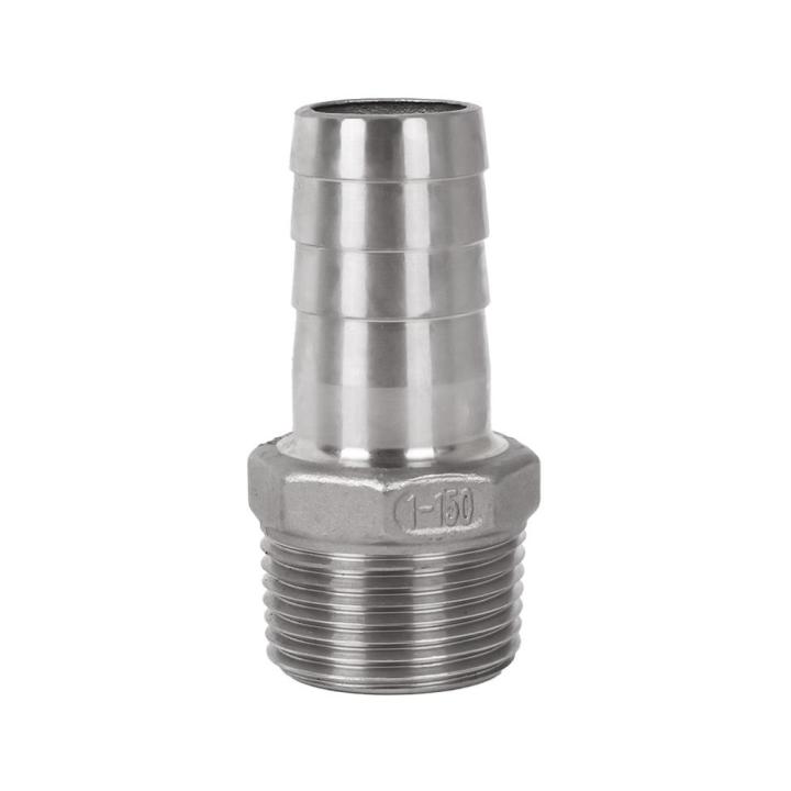 ข้อต่อสวมยางสเตนเลส-city-1-นิ้วstainless-steel-barbed-adapter-pipe-fitting-city-1in-ทักแชทได้ค่ะ-ยินดีบริการ