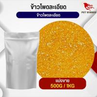 ข้าวโพดละเอียด fine corn อาหารนก กระต่าย หนู กระต่าย กระรอก ชูก้า และสัตว์ฟันแทะ อาหารสัตว์เลี้ยง (แบ่งขาย 500G / 1KG)