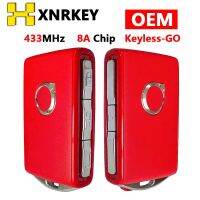 XNRKEY ออริจินัล3ปุ่ม8A คีย์ศิลปะ433Mhz สำหรับวอลโว่ S90 S60 S40 XC60 XC90 2016-2020กุญแจรถไร้กุญแจแบบเต็มรูปแบบ