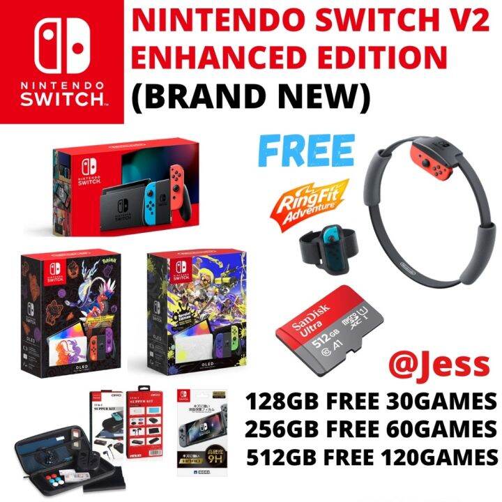 Nintendo Switch V2 New Enhanced Edition/Oled model (Jailbreak) With