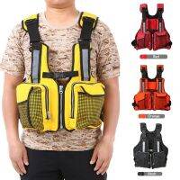 Adult Adjustable Life Jacket Multi Pockets Life Jacket Vest Buoyancy Safe Sailing Reflective Life Saver Tank Top Watersport Vest