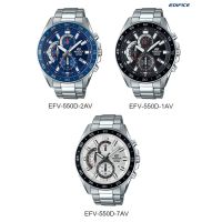 Casio Edifice Chronograph นาฬิกาข้อมือผู้ชาย สายแสตนเลส รุ่น EFV-550D-1A / 2A / 7A ของแท้ 100% ประกัน CMG 1 ปี