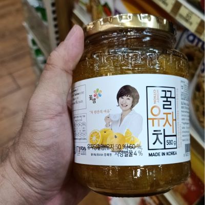 อาหารนำเข้า🌀 Korean Honey Drinks, Citron, 1st Pdise KKOH Shaem Honey Citron 580g