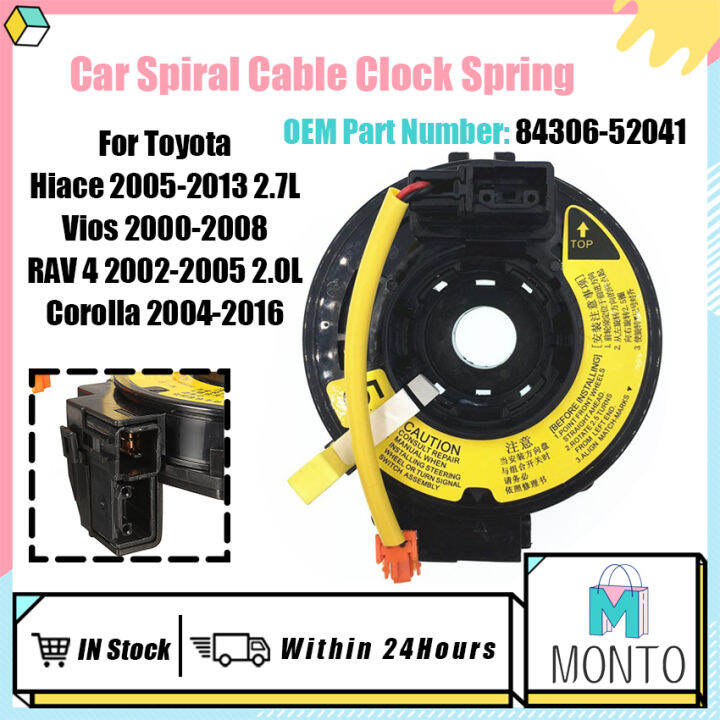 8430652041 Car Clock Spring Spiral Cable Spiral Clock Spring for Toyota Vios 20022008 Corolla