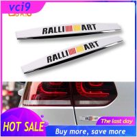 HOT โลโก้รถ RALLIART โลโก้ติดรถยนต์ โลโก้ ตราสัญลักษณ์ สติ๊กเกอร์โลโก้รถ โลโก้ติดรถยนต์สําหรับ Logo โลโก้ ฉลากแผ่นใบ โลหะผสมสังกะสี ของแต่งรถยนต์ แต่งรถยนต์ สำหรับ Mitsubishi Mirage G4 Attrage Strada Triton Lancer Xpander Outlander Pajero