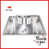 ซิงค์ฝัง 1หลุม PARNO SNOW6545 สเตนเลสBuilt-in Sink 1B PARNO SNOW6545 SS **ราคาดีที่สุด**