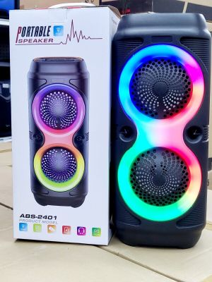 SPEAKER (ลำโพงบลูทูธ) ABS-2401 RGB LIGHT ลำโพงบลูทูธเสียงดี ไฟRGB