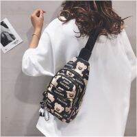 【Hot Sale】 womens bag new 2023 Korean version all-match Messeng er chest female ins street trendy oblique broadband