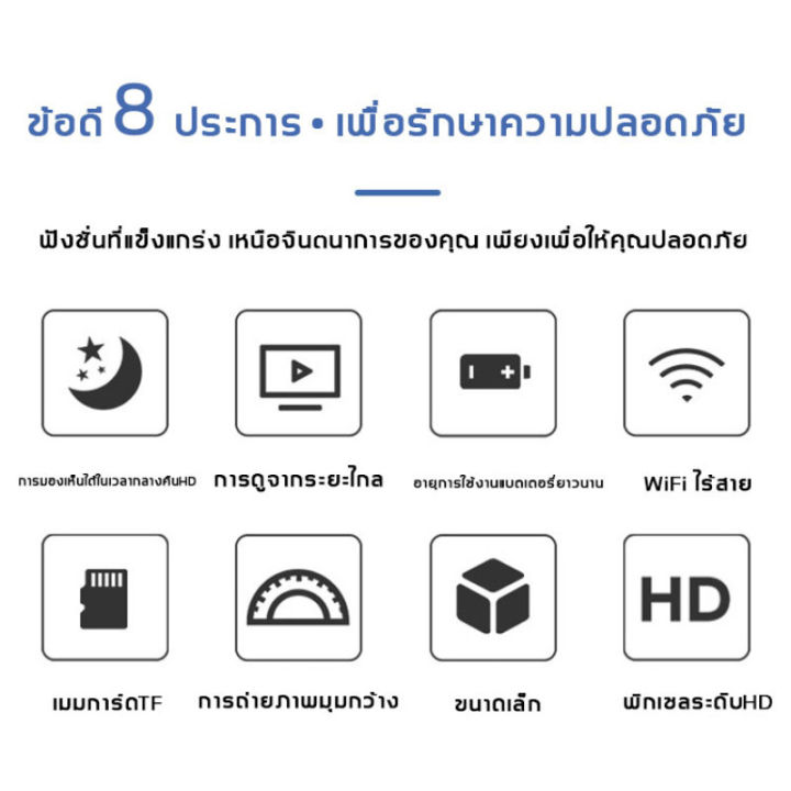 ของพร้อมส่ง-กล้องจิ๋ว-wifi-ไร้สา-ระดับhd-มาพร้อม-1080p-คุณภาพระดับ-hd-การมองเห็นได้ในเวลากลางคืนใช้งานได้นาน-กล้องwifiไร้สาย-กล้องวงจรไรสาย-กล้องวงจรปิดไร้สาย-กล้องจิ๋วขนาดเล็ก-กลองวงจรปิดจิว-กล้องจิ๋