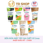 Sữa rửa mặt St.Ives 170g Trà xanh I Cafe & Dừa I Hương Mơ I Bơ & Mật ong I